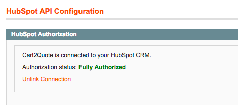 Activated HubSpot API