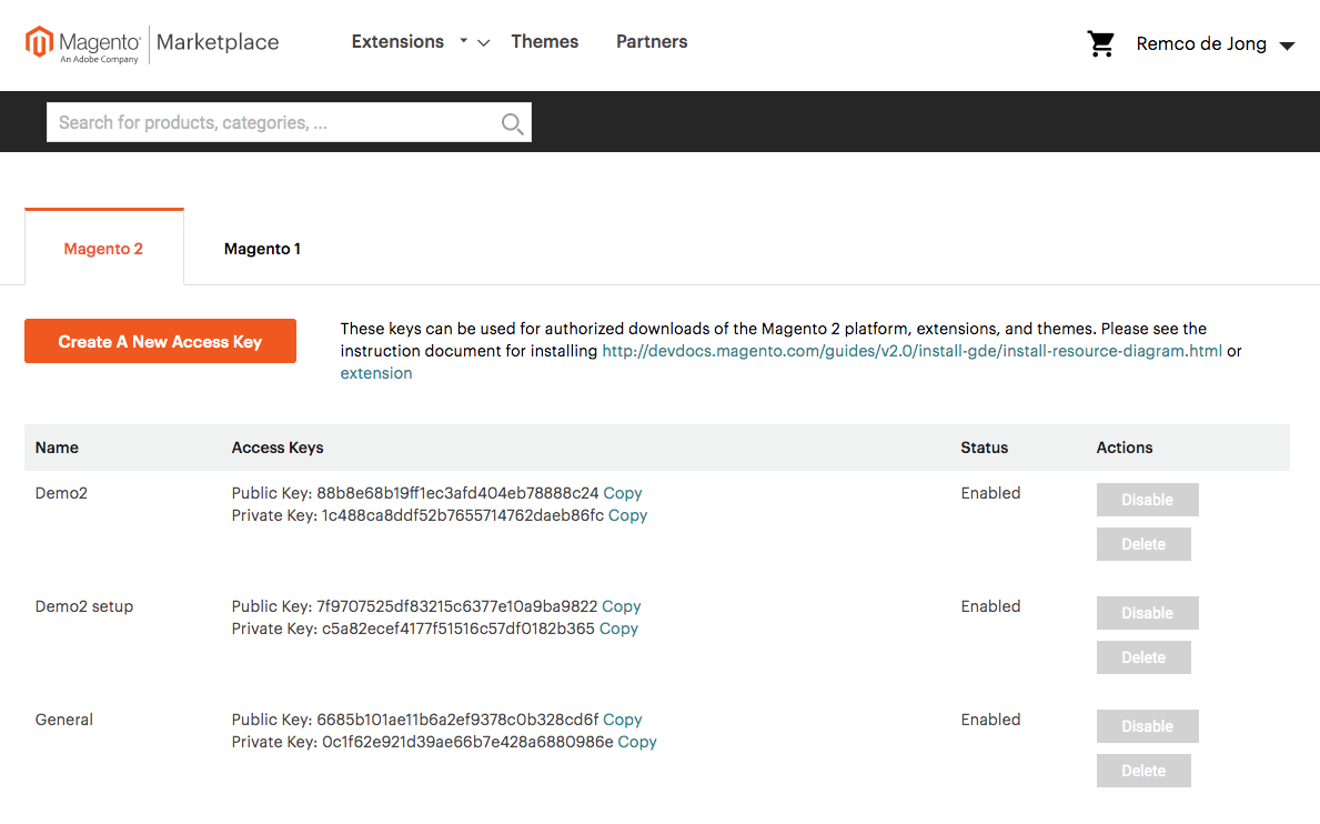 Marketplace screenshot